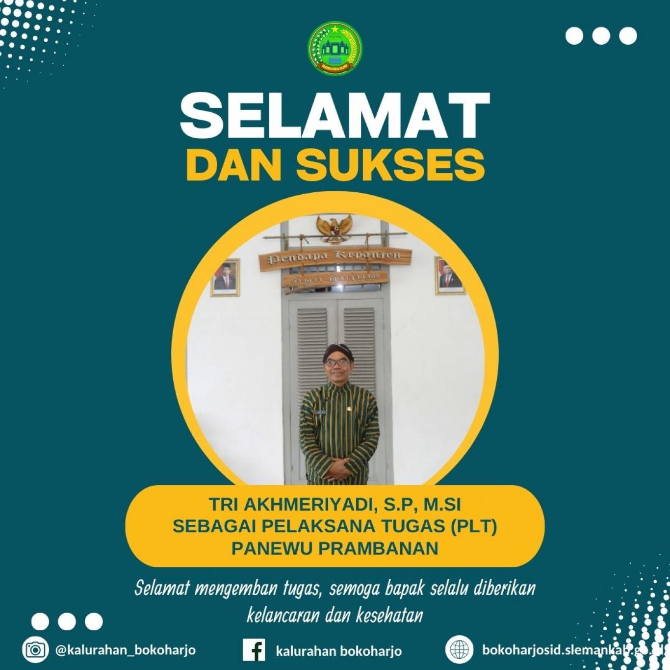 SELAMAT DAN SUKSES PLT PANEWU PRAMBANAN