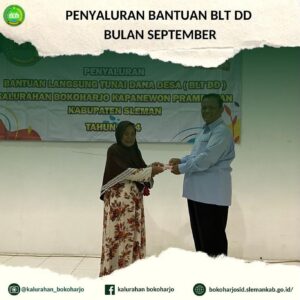 Penyaluran Bantuan Langsung Tunai (BLT DD) Bulan September
