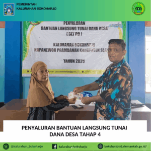 Penyaluran Bantuan Langsung Tunai Dana Desa Tahap ke 4
