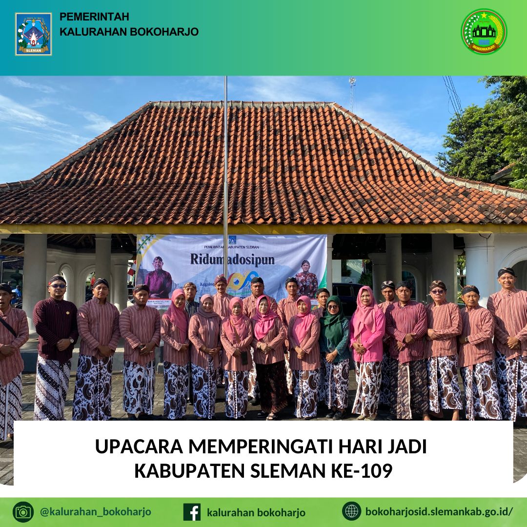UPACARA MEMPERINGATI HARI JADI KABUPATEN SLEMAN KE 109
